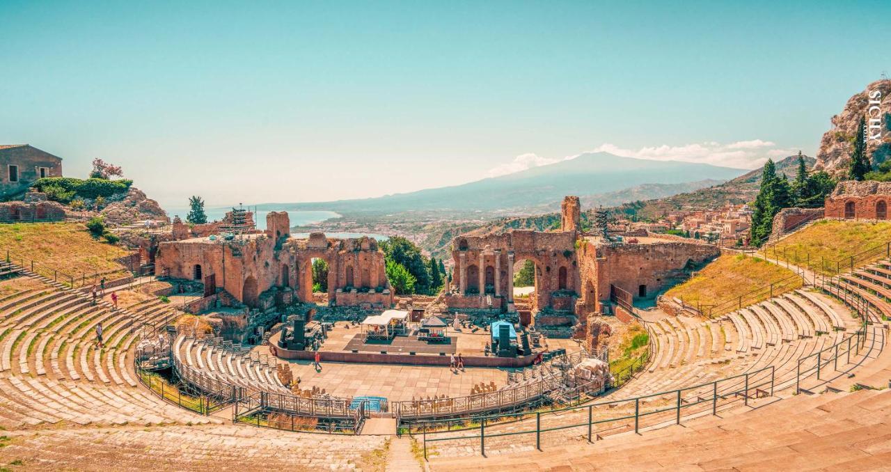 Greek Theater - Sea View Apartment Taormina Exterior foto